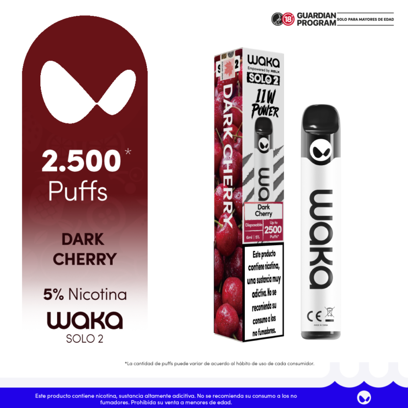 WAKA Solo2 | 11W Powered Up to 4000 Puffs Strong Hit Disposable Vape