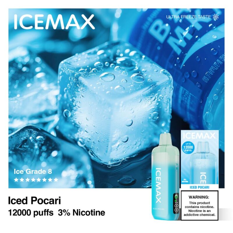 Icemax Ultra Freeze 12000 puff disposable vape | Ice-Blast Cooling | LCD Display | 100% Authentic | Full Flavor Lineup 24 Known for its bold fruit flavors, icy smooth finish, and impressive puff count, Icemax has quickly become a top choice for vapers looking for both flavor .