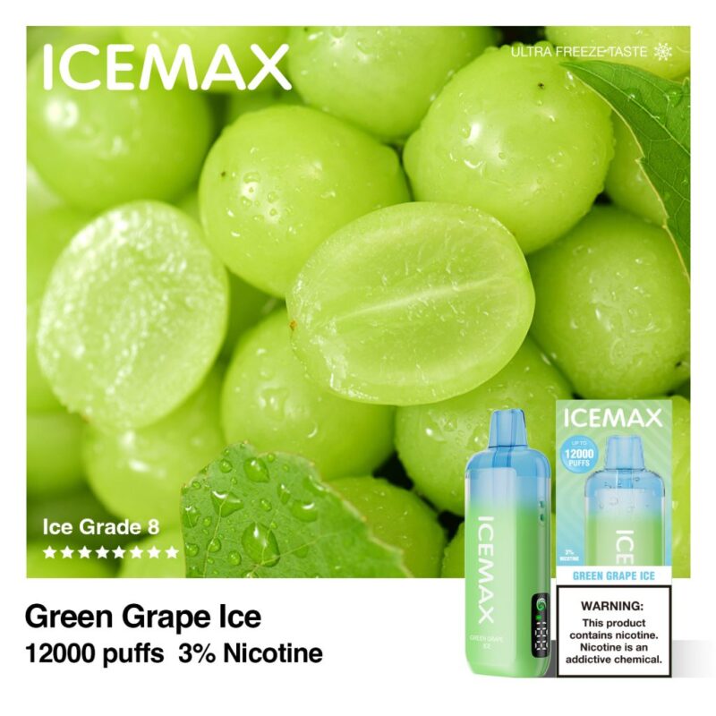 Icemax Ultra Freeze 12000 puff disposable vape | Ice-Blast Cooling | LCD Display | 100% Authentic | Full Flavor Lineup 32 Icemax Ultra Freeze 12000 puff disposable vape | Ice-Blast Cooling | LCD Display | 100% Authentic | Full Flavor Lineup 1