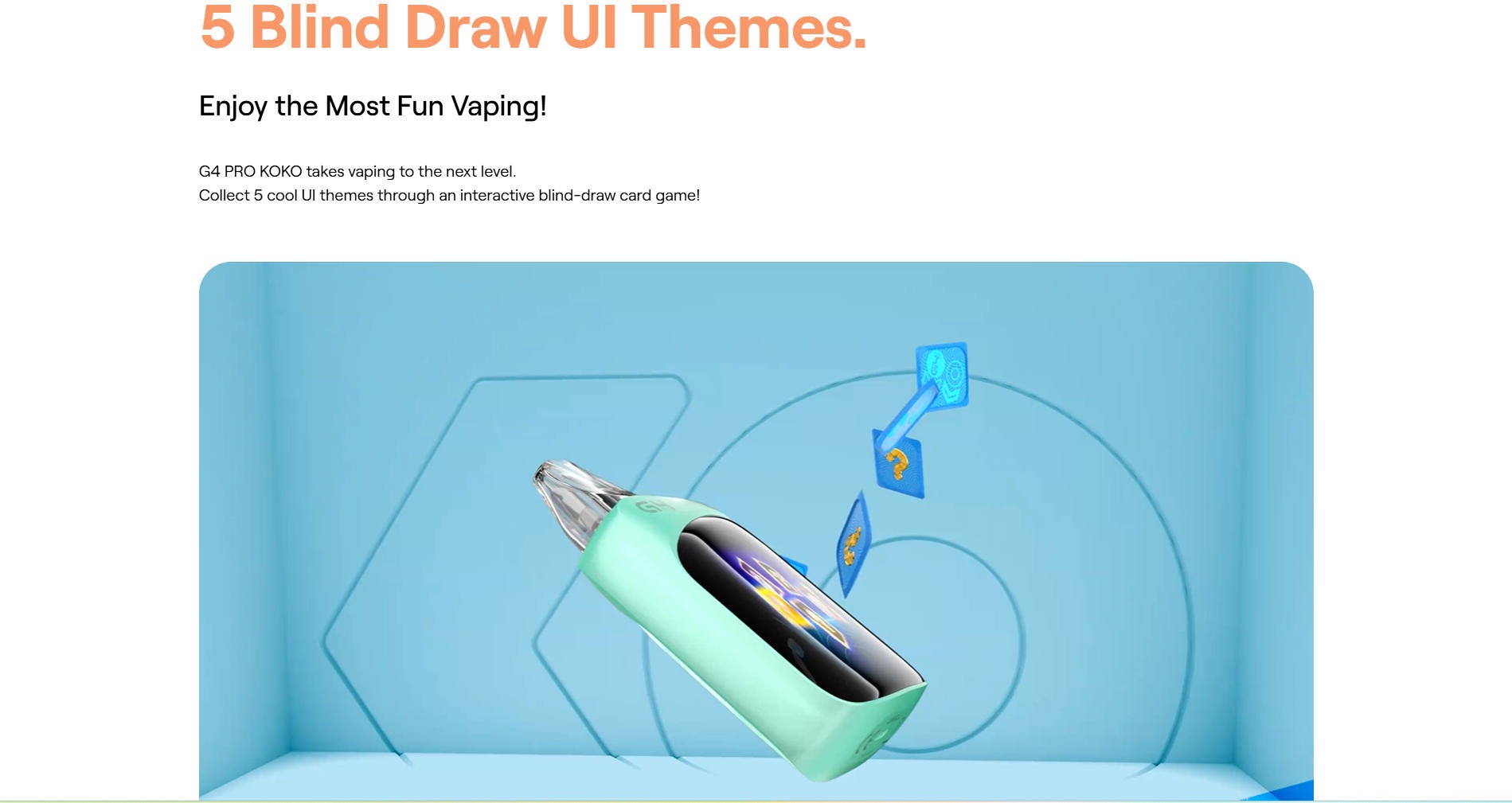 UWELL G4 PRO KOKO 卡里蹦 开放式自注油电子烟 6