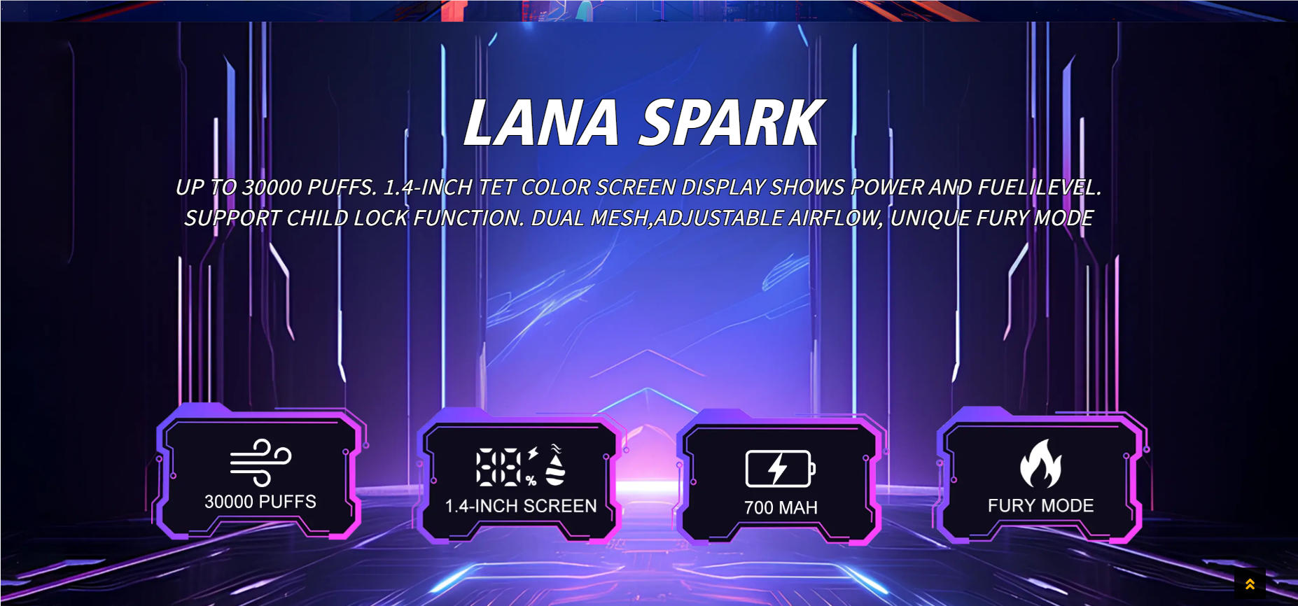 LANAVAPE SPARK 30000 口 50毫克 高浓度版本 一次性电子烟 7