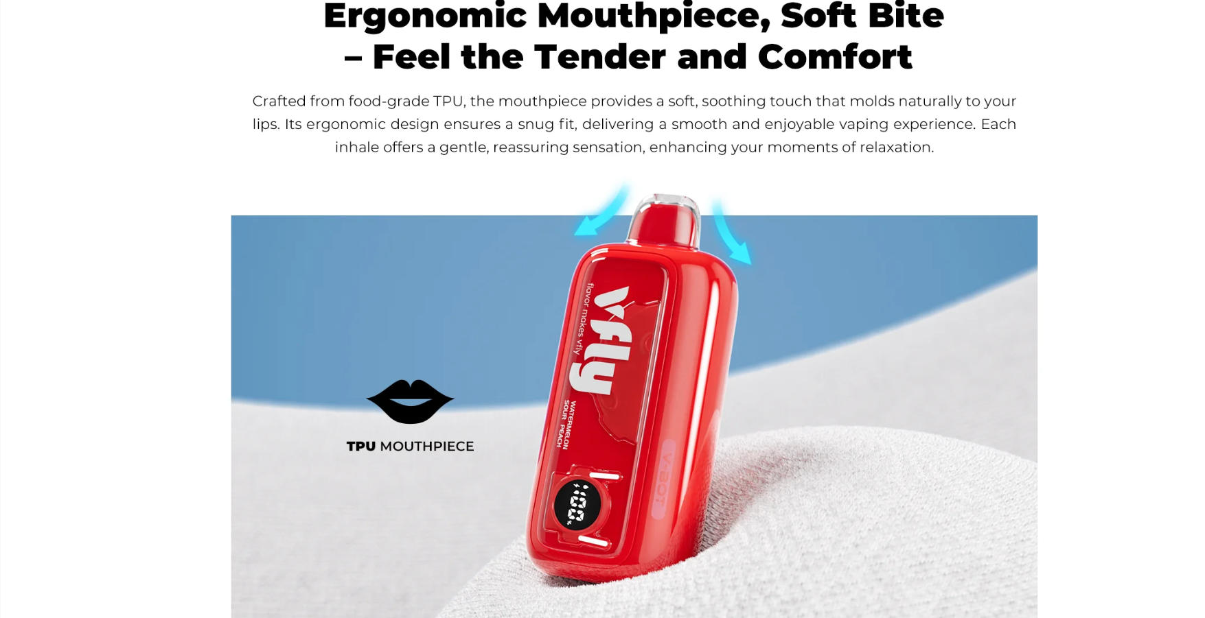 VFLY V-BOT 40000 口 20毫克 高浓度版本 一次性电子烟 8