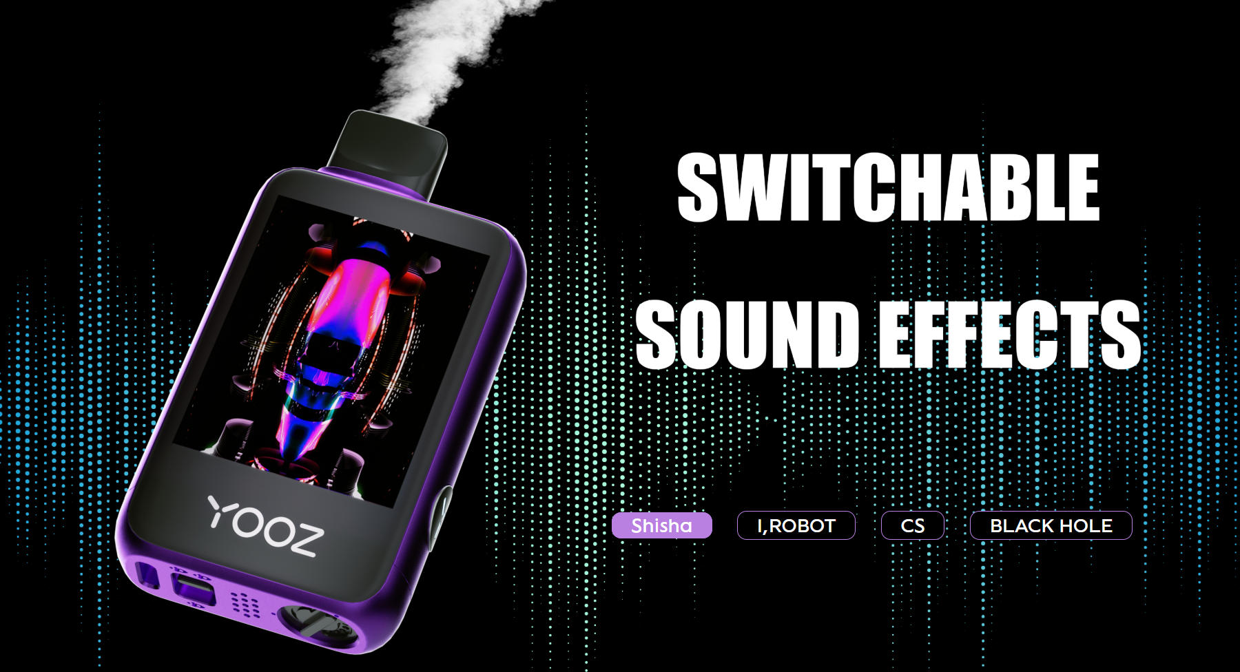 柚子 YOOZ LINKX 25000 口 一次性电子烟 超大触控屏蓝牙电话/游戏经典智能 8