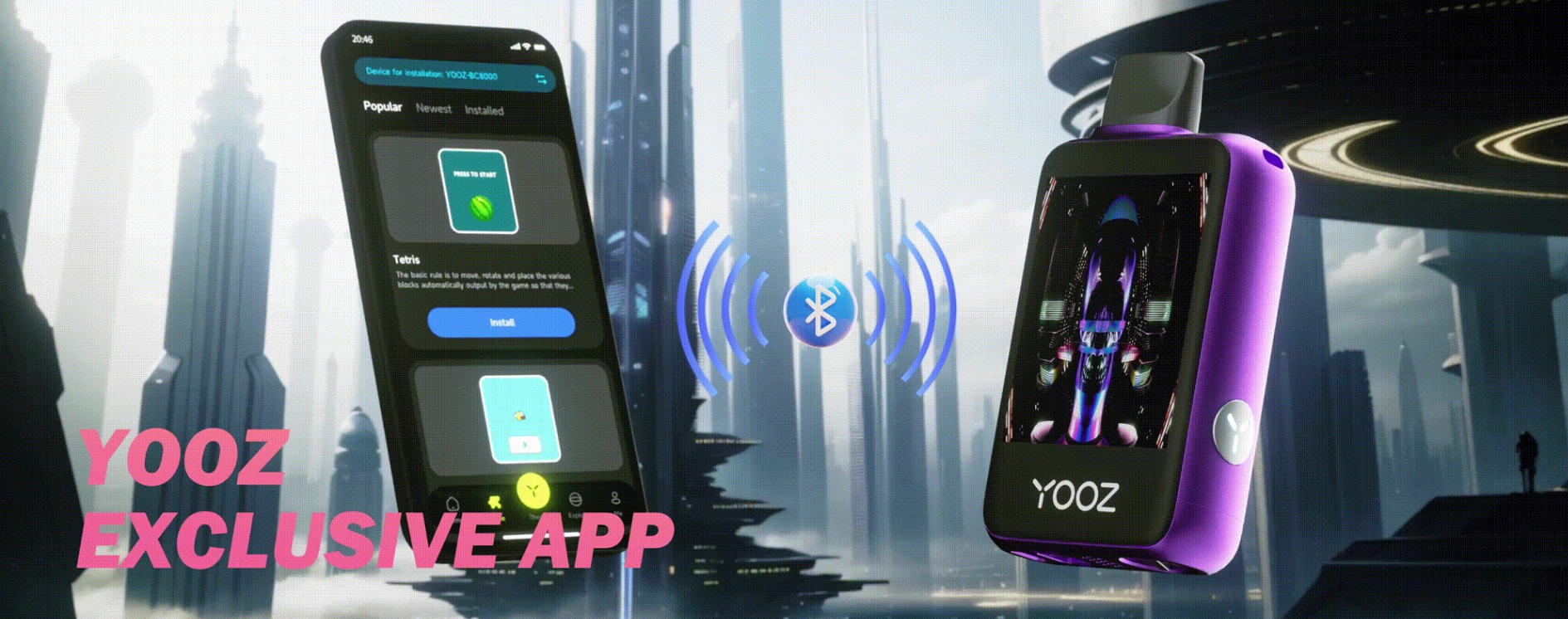 柚子 YOOZ LINKX 25000 口 一次性电子烟 超大触控屏蓝牙电话/游戏经典智能 11