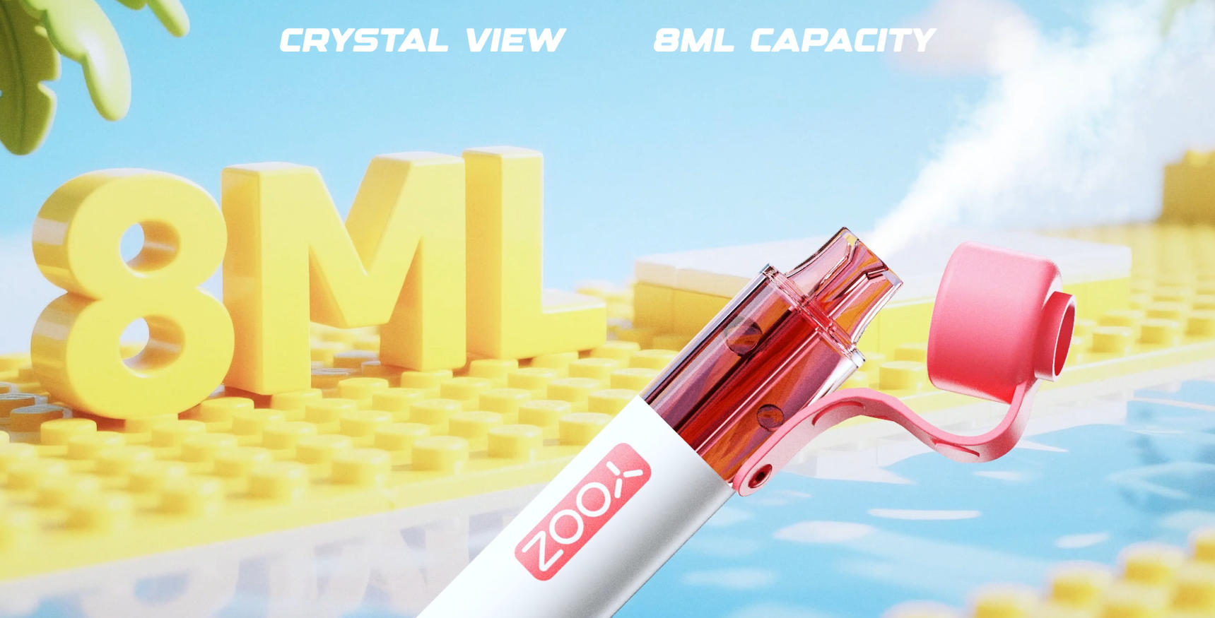 柚子积木YOOZ INNOVATOR 8 毫升 4000 口 一次性电子烟 9