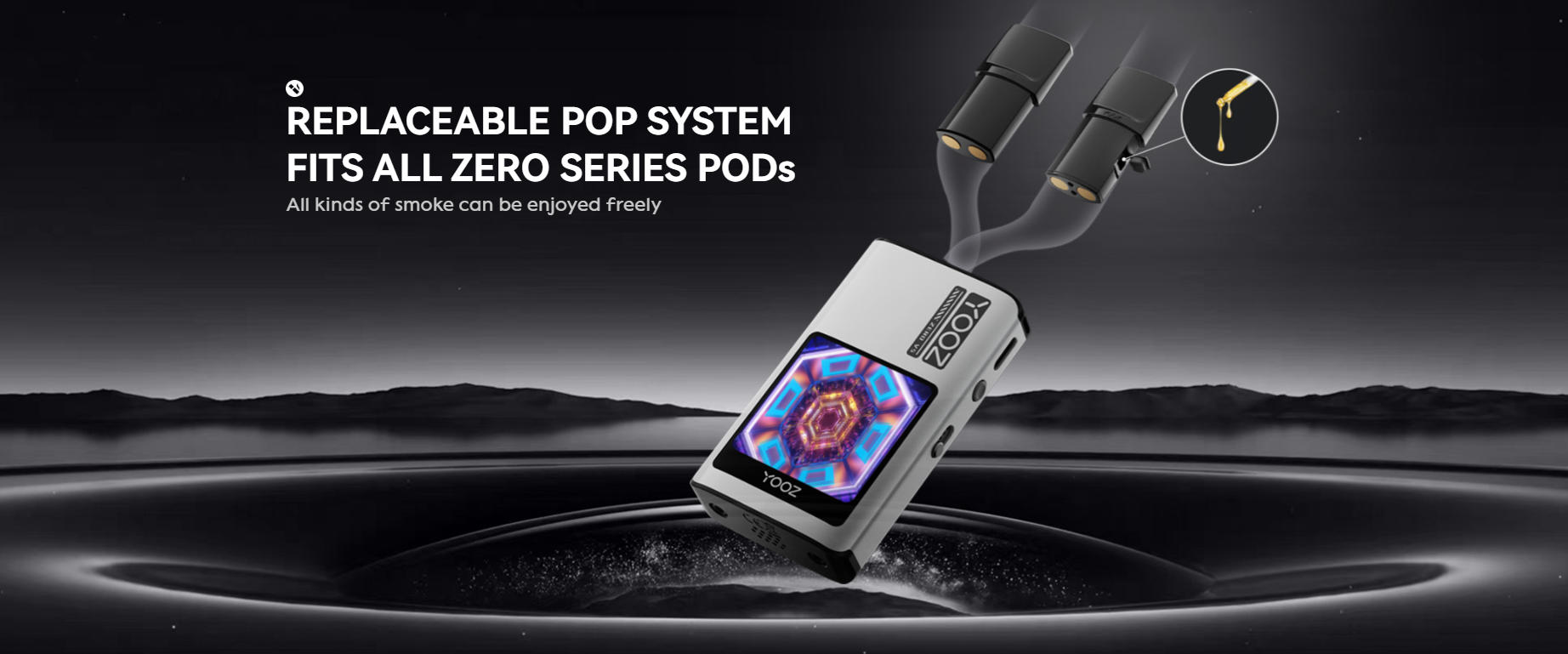 柚子 YOOZ ZERO V5 开放式电子烟 超大触控屏蓝牙电话/游戏经典智能 31