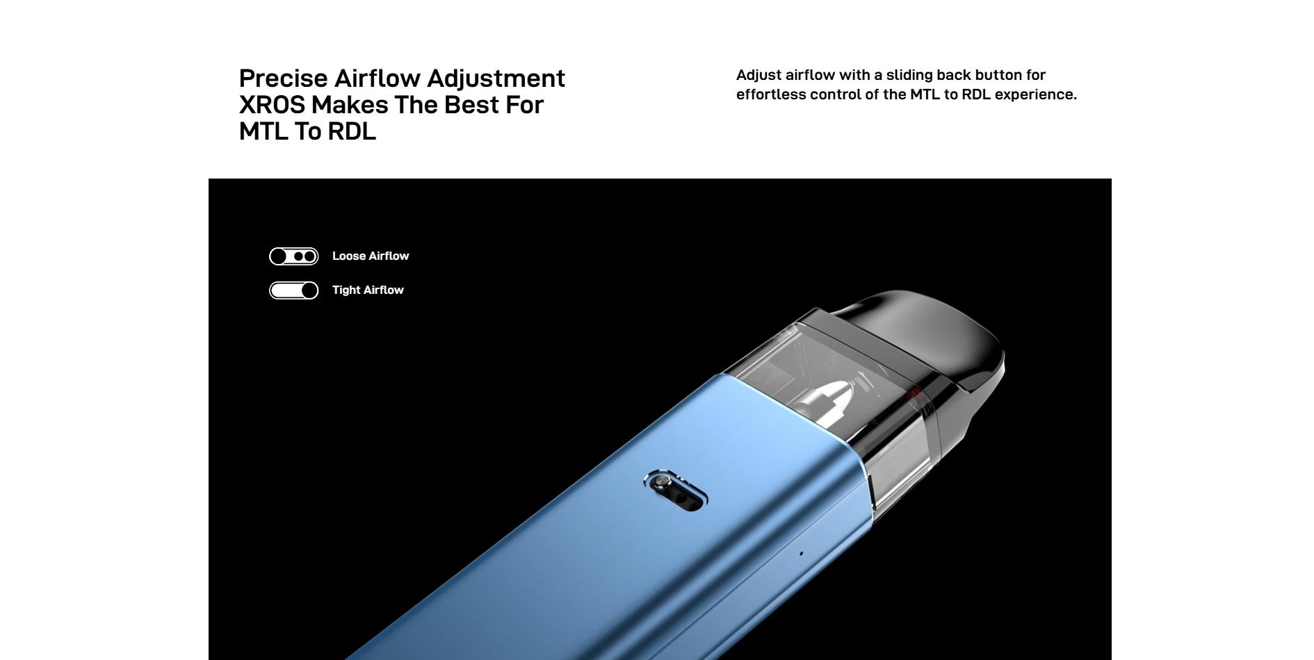 VAPORESSO XROS 4 открытая электронная сигарета 9