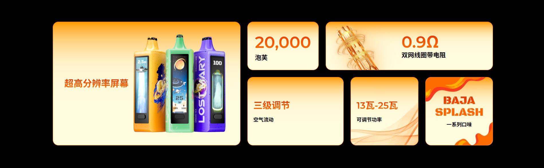 LOST MARY MO 20000 PRO 20000口 20毫克 俄版 一次性电子烟 2