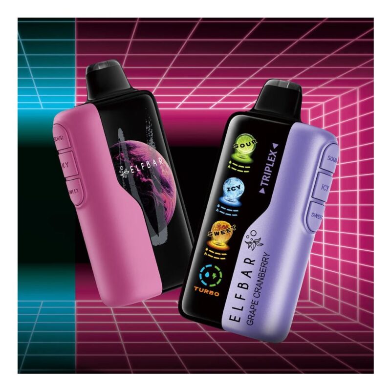 ELFBAR TRIPLEX 30000口 20毫克，可调节酸 甜 冰度 俄版 一次性电子烟